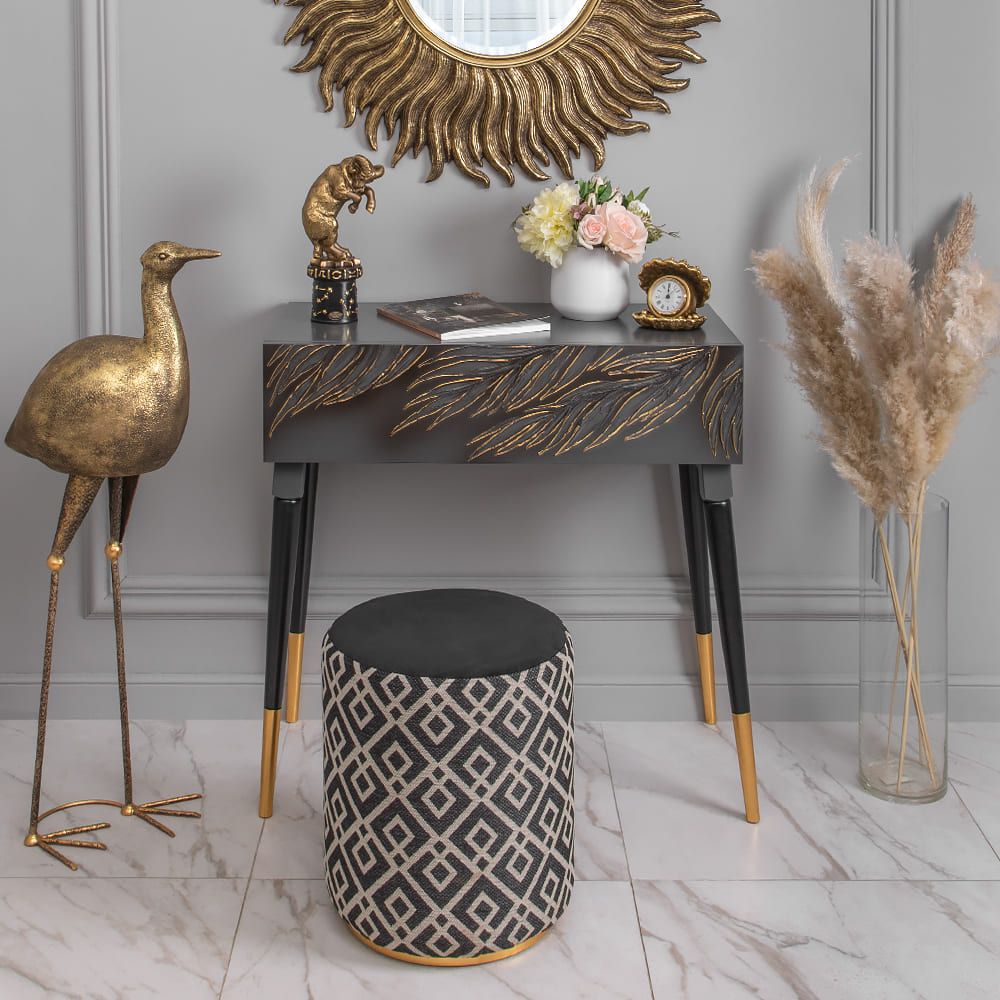 Консоль Тропик Стайл Серый Найт Голд