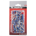 Заклепки 4.0 х 10 мм RAL 5005, синие, 50 шт Matrix