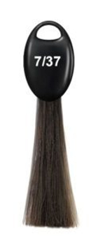 Стойкая крем краска для волос Ollin N-Joy Color Cream 100 мл, 7/37 русый золотисто-коричневый