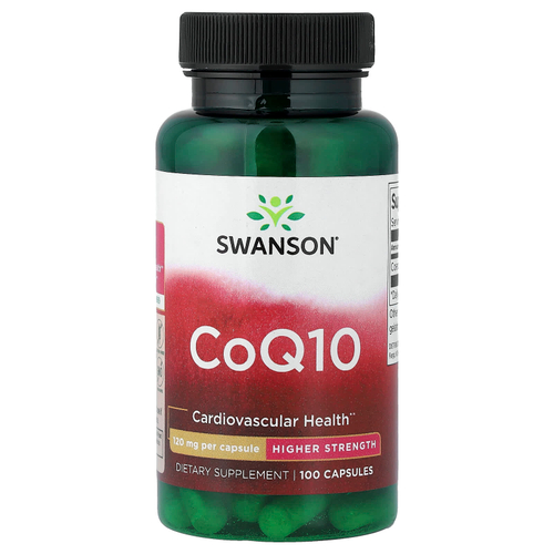 Swanson Vitamins, коэнзимQ10, 120 мг, 100 капсул