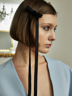 Бант стрекоза с длинными лентами