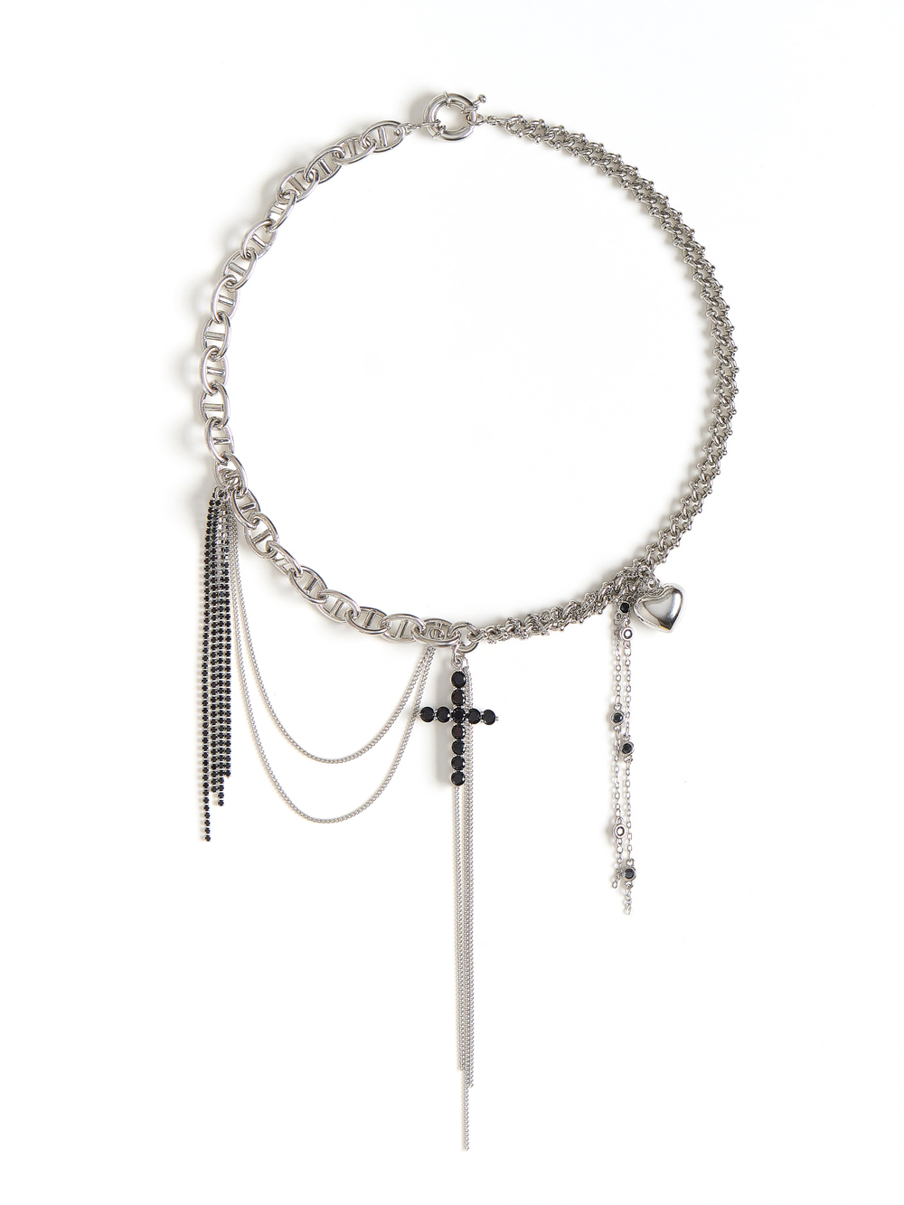 Колье "Cross Metallic Mini"