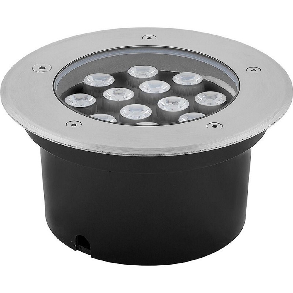 Светильник тротуарный.12LED зеленый. 12W. 180*H85mm. внутренний диаметр: 130mm. IP 67. SP4114