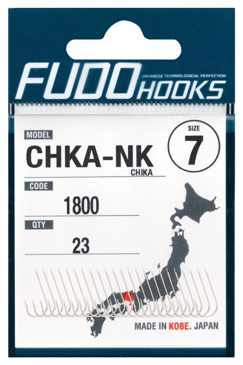 Крючки FUDO 1801 CHKA-BN #10 (20PCS/BAG)