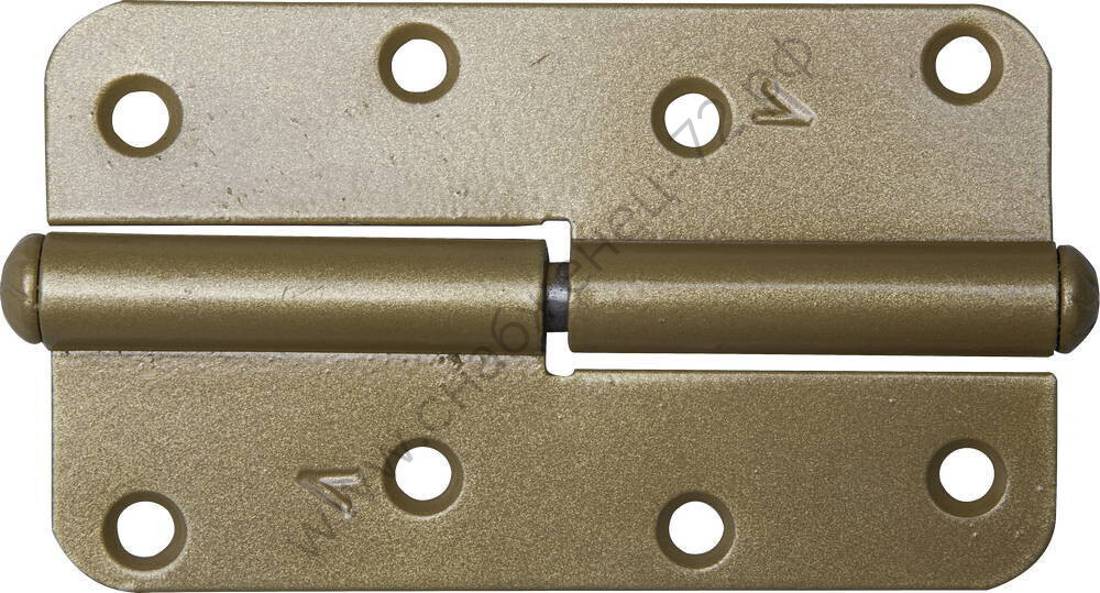 ПН-110 110x41х2.8 мм, левая, цвет золотой металлик, карточная петля (37653-110L)