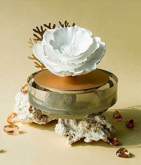 Crystal Tea leaf & Bergamot, ароматический диффузор с необычными палочками, Chando