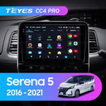 Teyes CC4 Pro 10,2" для Nissan Serena 5 2016-2021 (прав)