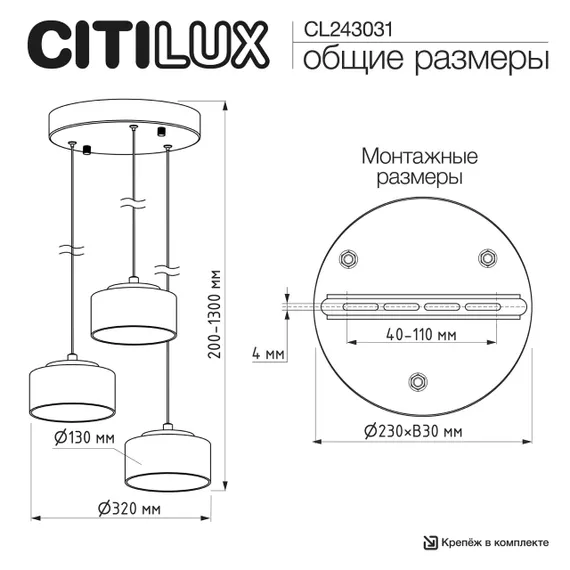 CL243031 ESPACE Подвес