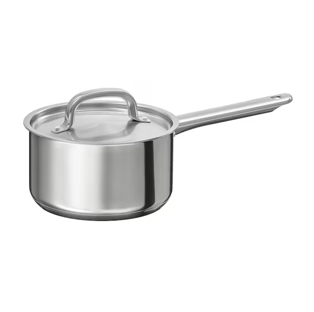 ИКЕА 365+ IKEA 365+ Кастрюля с крышкой, нержавеющая сталь, 2,0 л