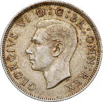 United Kingdom 1 Florin (2 Shillings) 1942 – King George VI
