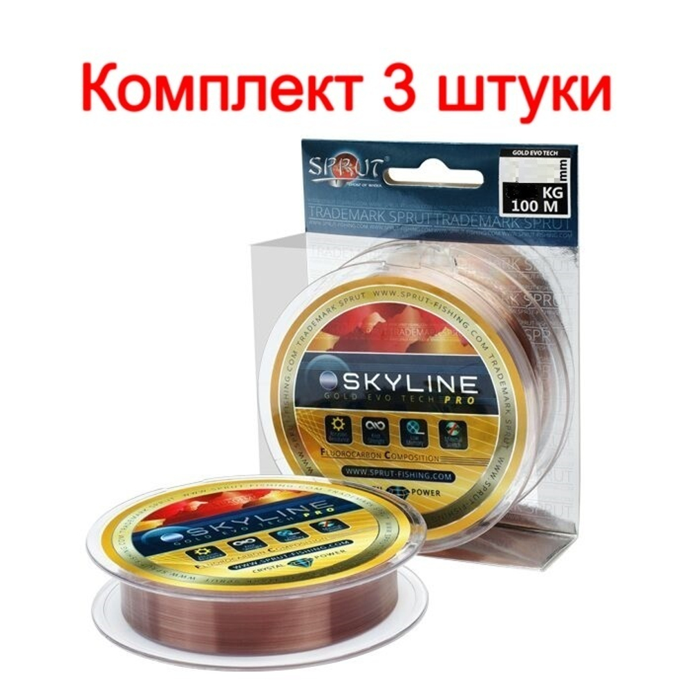 Леска Sprut  SKYLINE EvoTech PRO DarkGreen