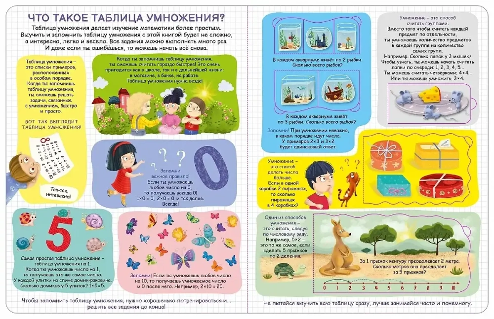 Занимательная таблица умножения