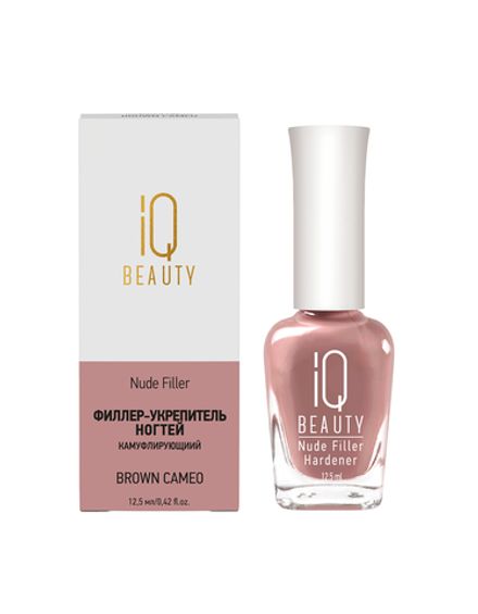 IQ Beauty Nude Filler - Филлер-укрепитель для ногтей Brown Cameo, 12,5мл