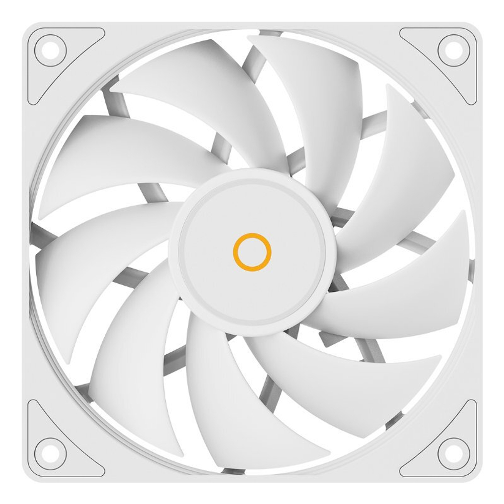 Вентилятор для корпуса Ocypus Gamma F12 WH, 120x120x25mm, 3-PIN, 1300 RPM, 24.5 DBA