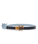 Двухсторонний кожаный ремень LOVE BERRY Pinko - голубой(100143 A1K3)