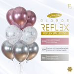 Шар (12''/30 см) Reflex, Зеркальный блеск, Серебро (981), хром