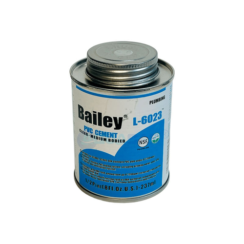 Клей для труб ПВХ Bailey L-6023, 237 мл
