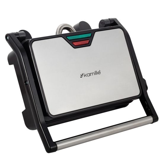 Гриль электрический 900 Вт. Kamille KM 6722 с антипригарным покрытием