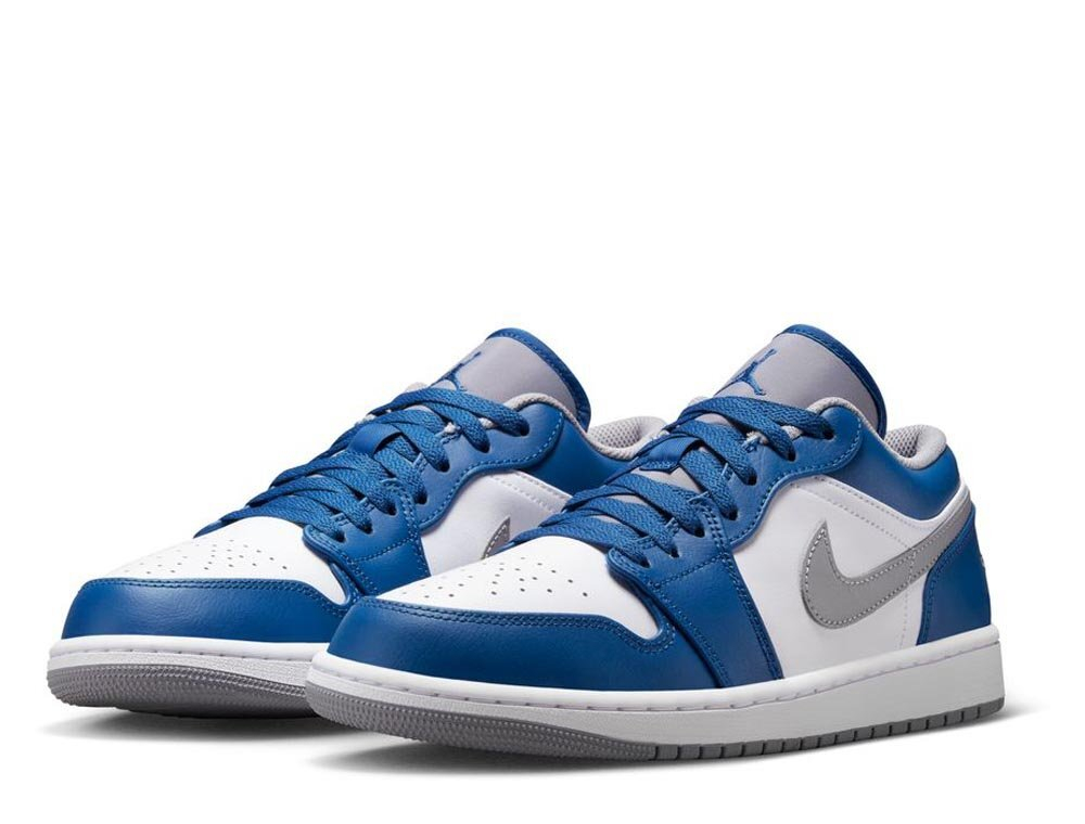 Баскетбольные кроссовки Air Jordan 1 Low "True Blue"