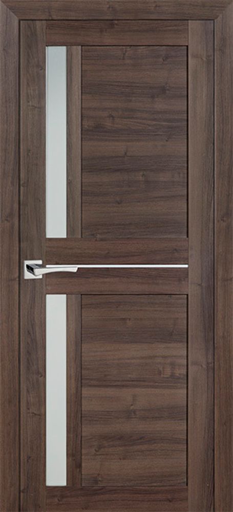 Дверь PS-19 / Цвет Орех пасадена / белый сатинат / Двери PROFILO PORTE