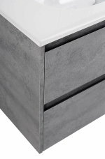 Тумба с раковиной BelBagno KRAFT 90 2C-SO/LOV-900-LVB Cemento Grigio