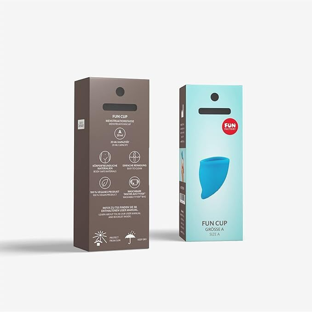 Менструальная чаша Fun Cup Size A (Цвет: бирюзовый)