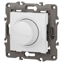 14-4101-01 ЭРА Светорегулятор поворотно-нажимной, 400ВА 230В, IP20, Эра Elegance, белый