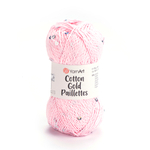 Пряжа YarnArt Cotton Gold Paillettes (7107)