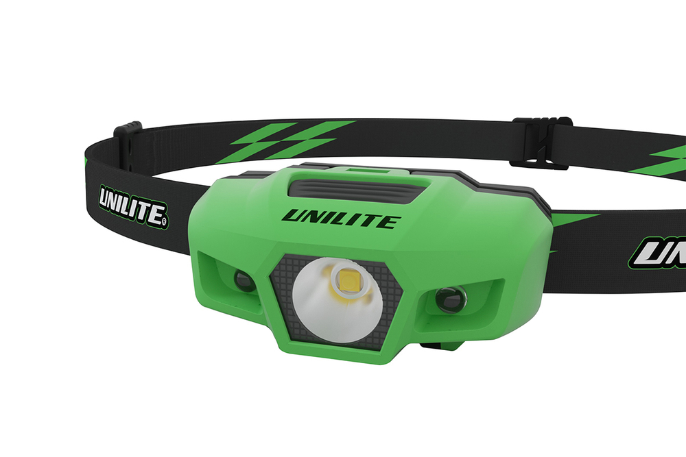 UNILITE SPORT-H1 - Спортивный налобный фонарь (зеленый корпус), 175 Lm,
