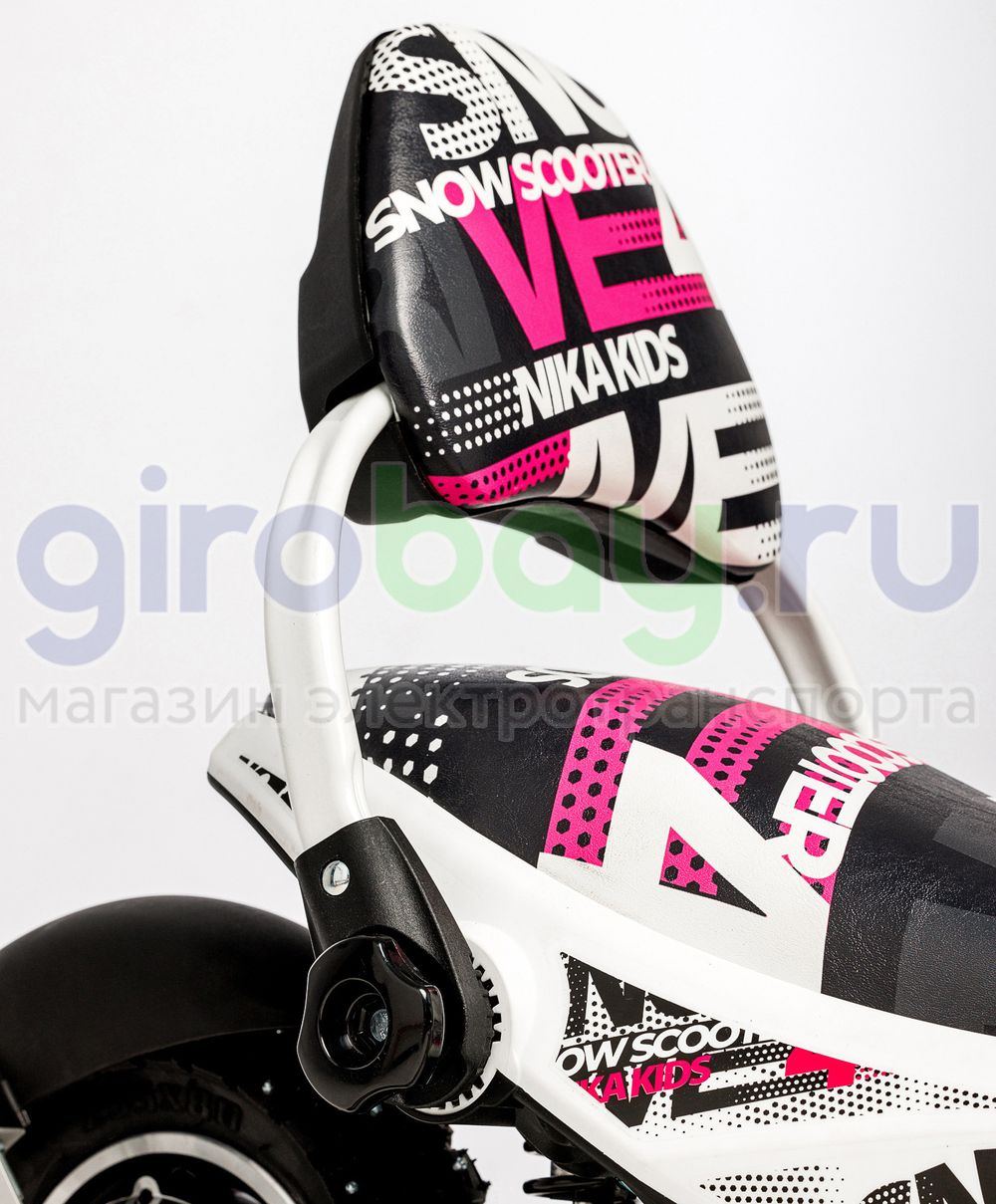 Детский электроснегокат BARS Arctic - Розовый фото 13 фото №15