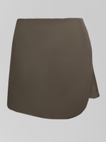 Юбка-шорты Yu Ze Fashion 2019231 однотонная на молнии сзади