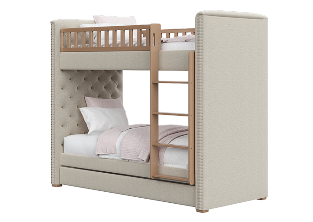 Кровать двухъярусная Elit soft (бежевый)