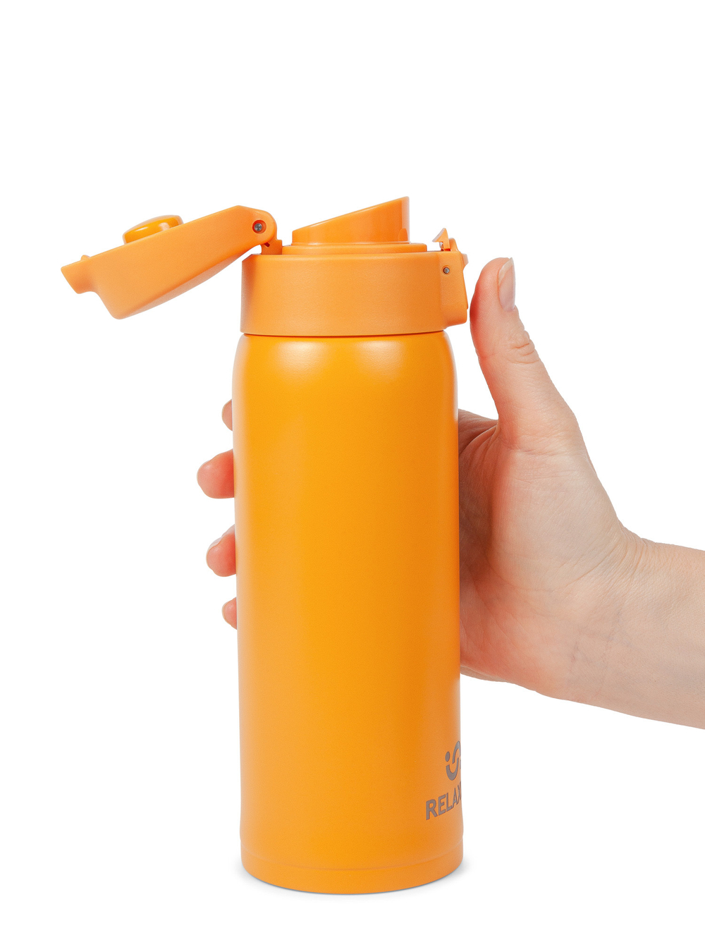 Термокружка Relaxika 701 (0,48 литра), желтая