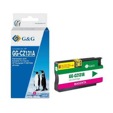 Картридж G&G аналог HP CZ131A для DesignJet T120, T520 пурпурный