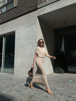 Платье ENIGMA, песочный