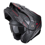 SCORPION EXO ADX-2 CAMINO BLACK MATT/GREY/RED