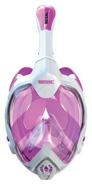 Маска полнолицевая Seac Fun белый/розовый