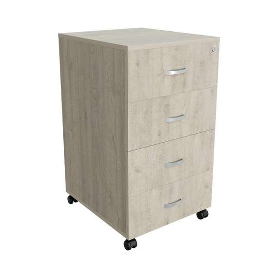 Тумба мобильная Континент дуб кронберг ТФ 201 с 4 ящ. 410х470х660