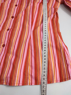 Рубашка Zara в полоску 46 размер