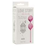 Розовые вагинальные шарики 3,7см Lola Games Love Story One Thousand and One Nights Sweet Kiss 3004-01Lola