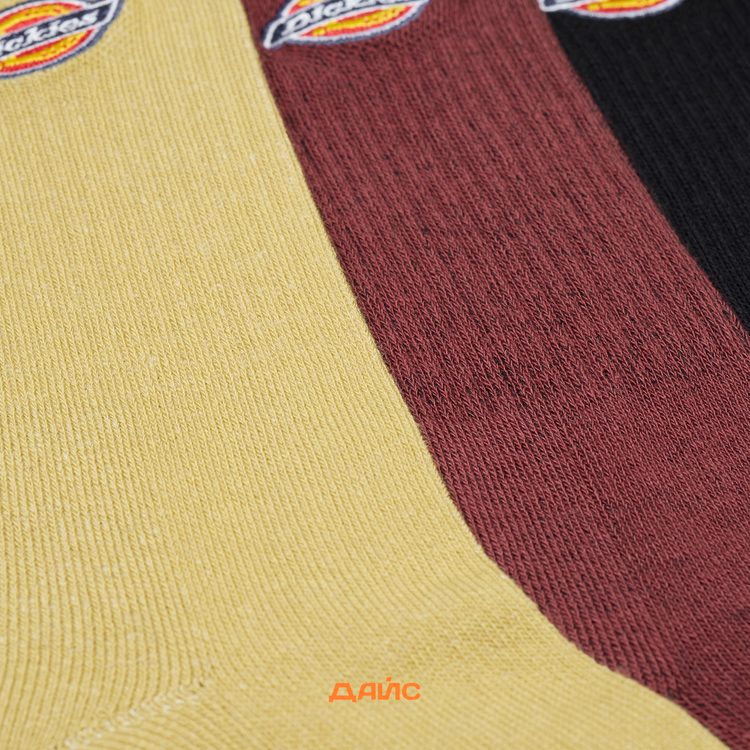 Носки Dickies Valley Grove Socks 3 Pairs артикул:DK0A4X82L161 - купить в магазине Дайс