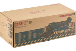 Аккумуляторная углова шлифмашина DWT aws-20-125 d 5.2.62