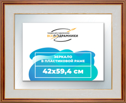 Зеркало настенное в раме 42x59,4