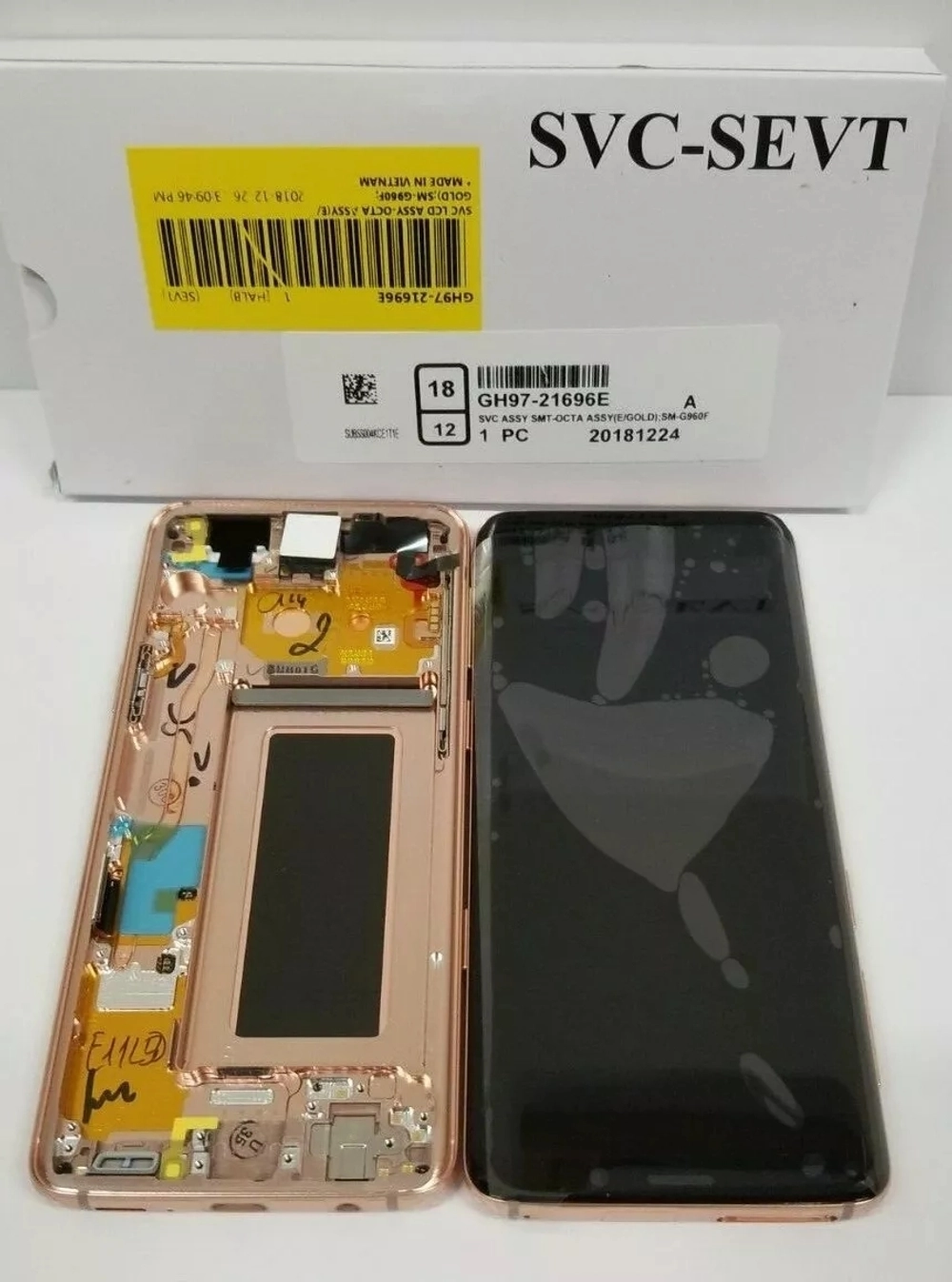 Samsung Galaxy S9  (SM-G960F) / (Дисплейный модуль с тачскрином) (в рамке) (ORIG-SP)