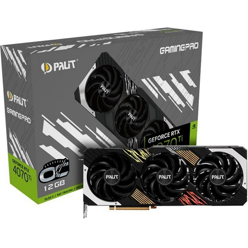 Видеокарта Palit GeForce RTX 4070 Ti 12Gb GamingPro OC (NED407TT19K9-1043A)