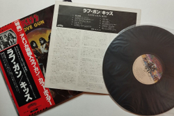 Винтажная виниловая пластинка LP Kiss Love Gun (Japan 1977) (Obi)