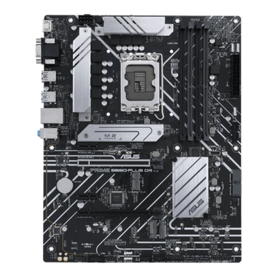 Материнская плата ASUS PRIME B660-PLUS D4, LGA1700 4xDDR4 4xSATA3 3xM.2 RAID D-Sub HDMI DP ATX