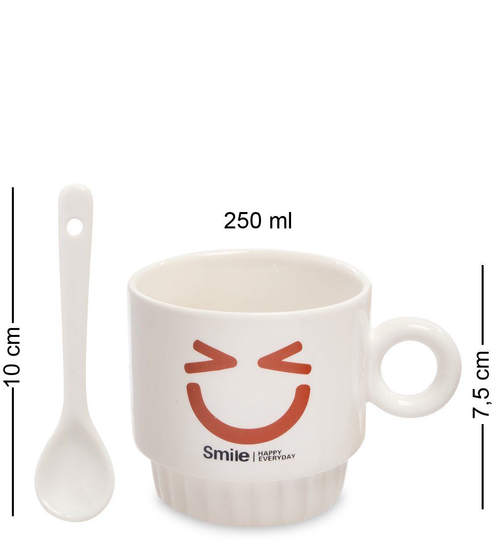 GAEM Art MUG-171/4 Набор из двух кружек «Счастливая улыбка каждый день»