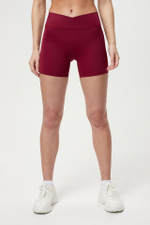 Шорты с высокой посадкой из итальянской эко-ткани