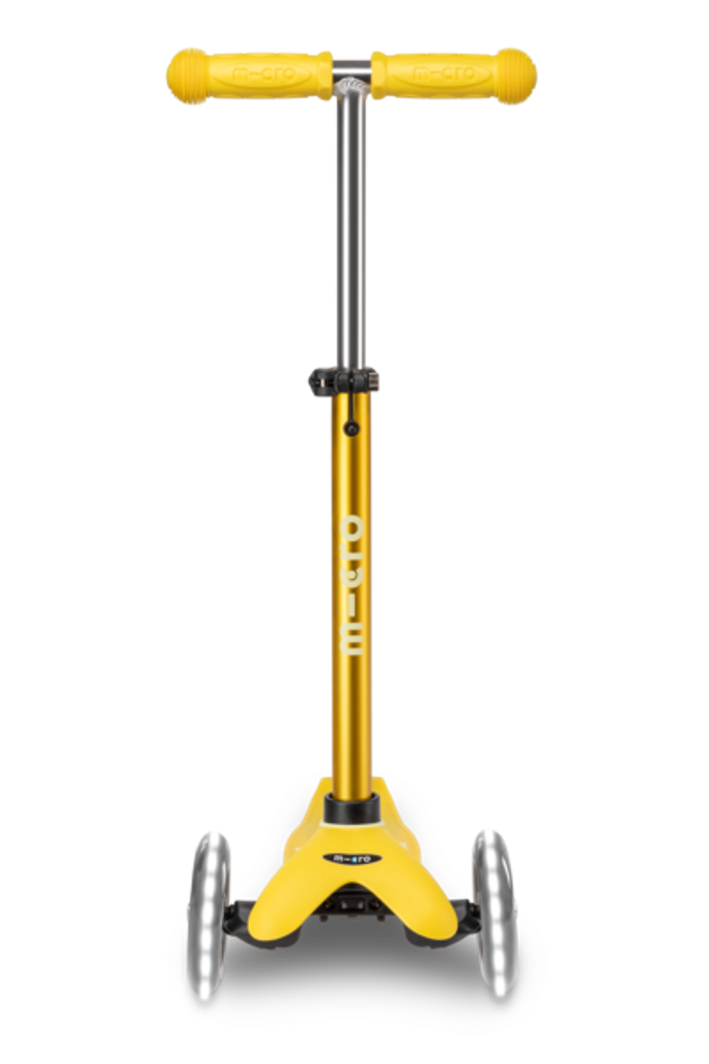 Самокат Mini Micro Deluxe LED Желтый